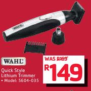 Wahl Quick Style Lithium Trimmer