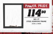 Steel Window Frame 533wx645h NEI F7