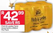 Fitch & Leedes Tonic-6x200ml Per Pack