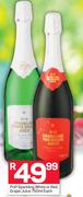 PnP Sparkling White Or Red Grape Juice-750ml Each