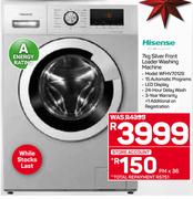 HISENSE 7KG Silver Front Loader Washing Machine - WFHV7012S