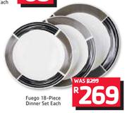 Fuego 18-Piece Dinner Set-Each