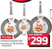 Prestige 3-Piece Frying Pan set