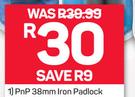 PnP 38mm Iron Padlock