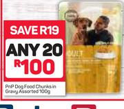 PnP Dog Food Chunks In Gravy Assorted-20 x 100g