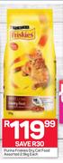 Purina Friskies Dry Cat Food Assorted-2.9Kg Each