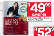 PnP Flavoured Dog Biscuits Assorted-1Kg Each