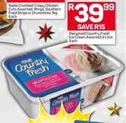 Dairymaid Country Fresh Ice Cream-2L Each