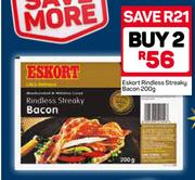 Eskort Rindless Streaky Bacon-2X200g