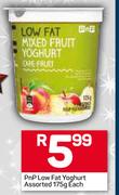 Pnp Low Fat Yoghurt-175g Each