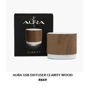 Aura USB Diffuser Clarity Wood