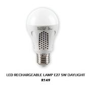 LED Rechargeable Lamp E27 5W Daylight