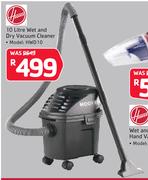 Hoover 10Ltr Wet And Dry Vacuum Cleaner HWD 10