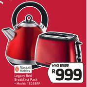 Russell Hobbs Legacy Red Breakfast Pack 18258RP