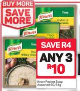 Knorr Packet Soup Assorted-3 x 50/54g