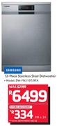 Samsung 12-Place Stainless Steel Dishwasher DW-FN3 10T/XFA