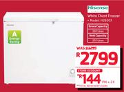 Hisense 260Ltr White Chest Freezer H260CF