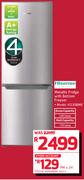 Hisense Metallic With Bottom Freezer H23BME