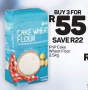 PnP Cake Wheat Flour-3 x 2.5Kg
