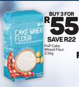 PnP Cake Wheat Flour-3x2.5kg
