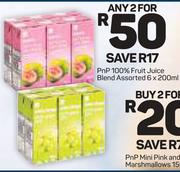 PnP 100% Fruit Juice Blend Assorted-2 x 6 x 200ml