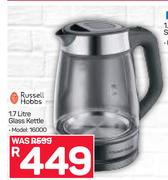 Russell Hobbs 1.7L Glass Kettle(16000)