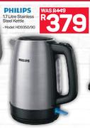 Philips 1.7L Stainless Steel Kettle(HD9350/90)