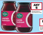 Rhodes Grated Or Sliced Beetroot-Any 6X780g