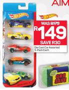 Die Cast Car Assorted 5 Pack-Each