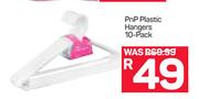PnP Plastic Hangers 10 Pack