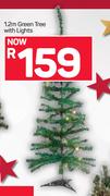 1.2m Green Tree With Lights