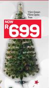 1.5m Green Fibre Optic Tree