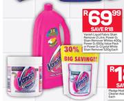 Vanish Power O2-650g Or Power O2 Crystal White Stain Remover 520g-Each