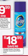 Pledge Modern Surface Cleaner-275ml Each