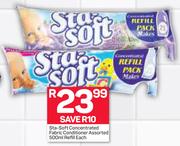 Sta Soft Concentrated Fabric Conditioner Refill-500ml Each
