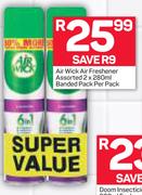 Air Wick Air Freshener Banded Pack-2X280ml