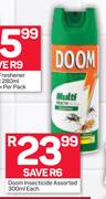 Doom Insecticide-300ml Each