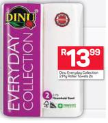 Dinu Everyday Collection 2 Ply Roller Towels-2's
