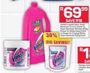 Vanish Power O2-650g Or Power O2 Crystal White Stain Remover 520g-Each