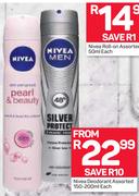 Nivea Deodorant 150/200ml-Each