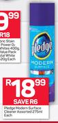 Pledge Modern Surface Cleaner-275ml Each