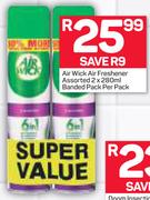 Air Wick Air Freshener Banded Pack-2X280ml