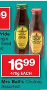Mrs Bail's Chutney Assorted-470g Each
