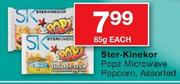 Ster-Kinekor Popz Microwave Popcorn Assorted-85g Each