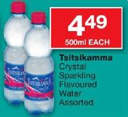Tsitsikamma Crystal Sparkling Flavoured Water Assorted-500ml Each