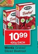 Weerda Grated/Sliced Beetroot-420g Each