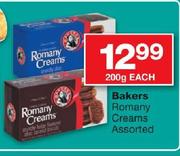Bakers Romany Creams Assorted-200g Each