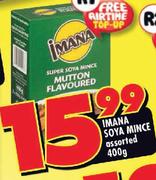 Imana Soya Mince Assorted-400g