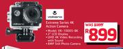 Volkano Extreme Series 4K Action Camera VK-10005-BK