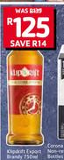 Klipdrift Export Brandy-750ml 